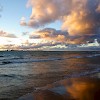 3rd place Nature and Water - Photographer: Charles Doekes "Fall Clouds At Sunset"